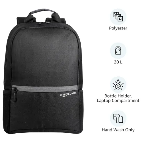 Image of amazon basics Opel Laptop Bag/Office/College Backpack for 15.6