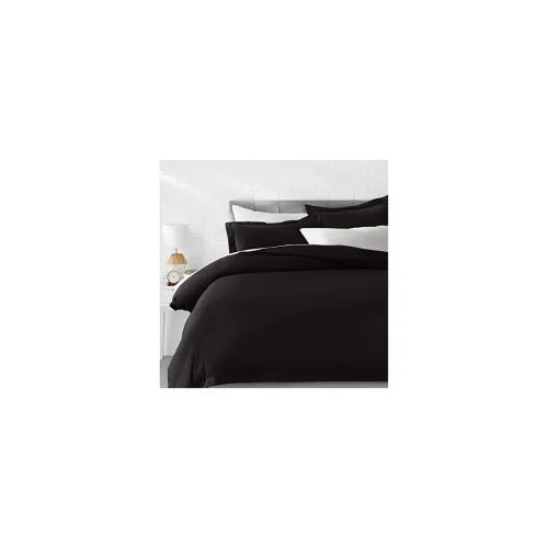 Image of amazon basics Polyester Microfiber Quilt Cover Set with 2 Pillow Covers