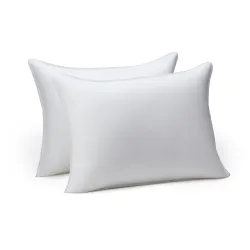 amazon basics Polyester Ultra Soft Down Pillows Large 2 Pack- 20X26 inches (50.8 cmX66.04 cm)