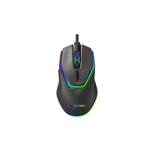 Image of amazon basics RGB Gaming Wired Mouse