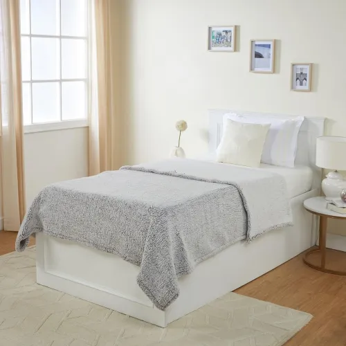 Image of amazon basics Single Bed Sherpa Blanket