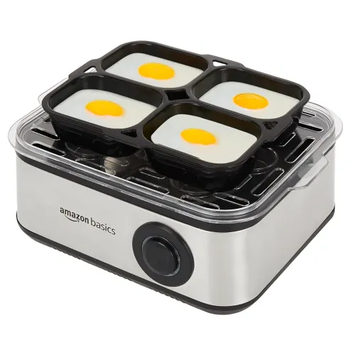 Image of Amazon Basics Stainless Steel Egg Boiler