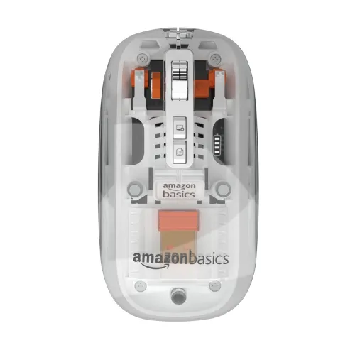 Image of amazon basics Transparent Bluetooth Wireless Mouse