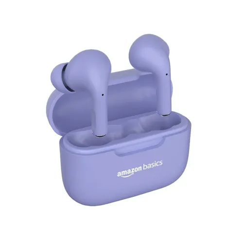 Image of amazon basics TWS in-Ear Earbuds (S19) with Fast Charging up to 50 Hours of Playtime