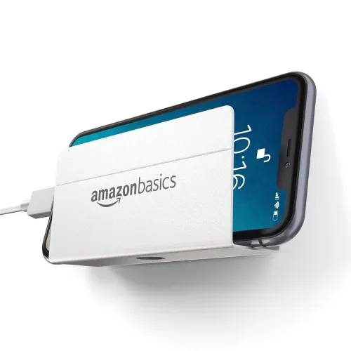 Image of amazon basics Wall Mounted Mobile Holder (4.5 stars)