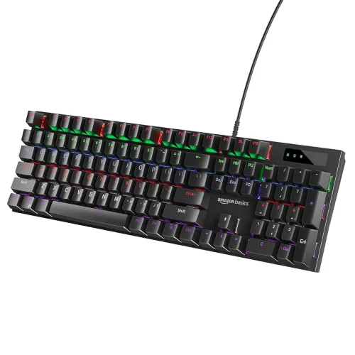 Image of Amazon Basics Wired Gaming Mechanical Keyboard