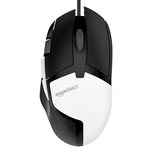 Image of Amazon Basics Wired Gaming Mouse, 4000 DPI