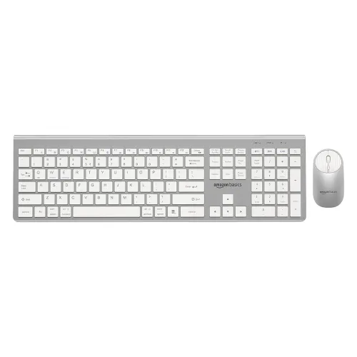 Image of Amazon Basics Wireless Keyboard and Mouse Set