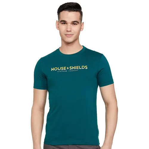Image of Amazon Brand - House & Shields Men Regular T-Shirt