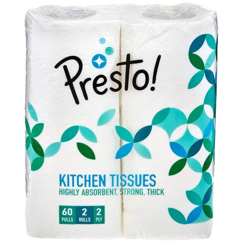 Image of Amazon Brand - Presto! 2 Ply Kitchen Tissue