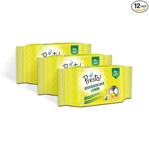 Image of Amazon Brand - Presto! Dishwash Bar 12 count