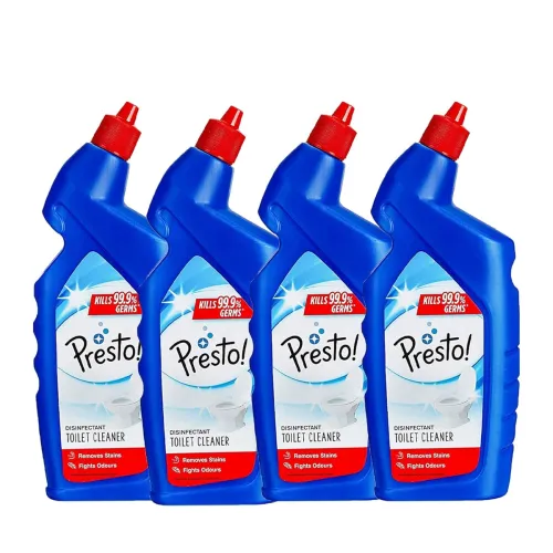 Image of Amazon Brand - Presto! Disinfectant Toilet Cleaner, Original | 4 Litre | 1 L X 4 Packs |.