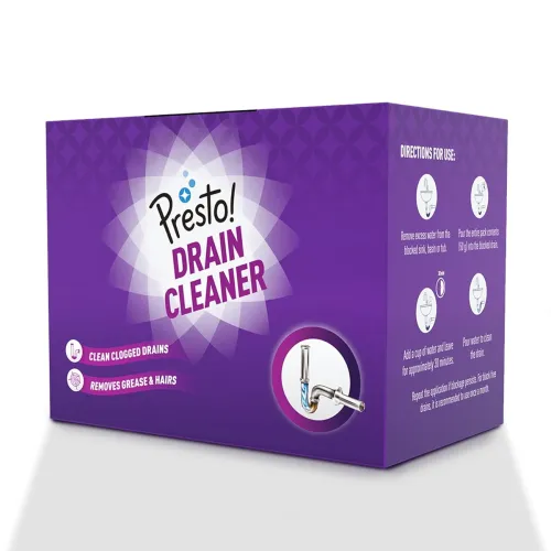Image of Amazon Brand - Presto! Drain Cleaner Powder