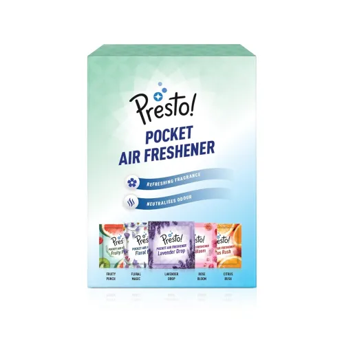 Image of Amazon Brand - Presto! Pocket Air Freshener 5 (50gm)