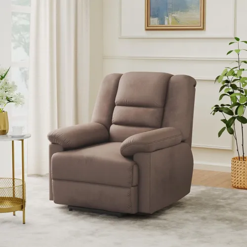 Image of Amazon Brand - Solimo 1 Seater Fabric Recliner