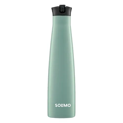 Image of Amazon Brand - Solimo 600ml Stainless Steel Vacuum Insulated Sleek Bottle