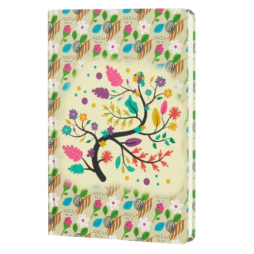 Image of Amazon Brand - Solimo Vibrant Vines A5 Size Hardbound Notebook