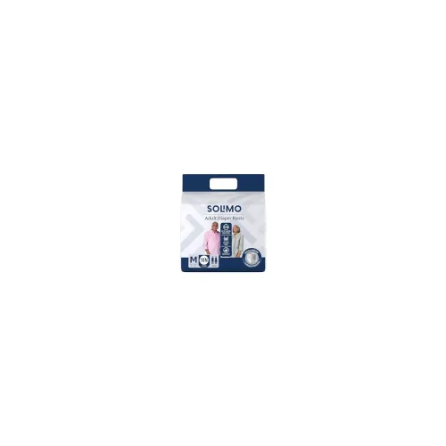 Image of Solimo Adult Diapers (Pant Style, M, 10 Count)