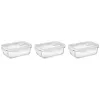 Amazon Brand - Solimo Airtight Glass Container Set
