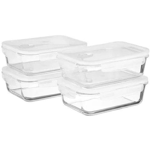 Image of Amazon Brand - Solimo Borosilicate Glass Containers