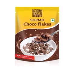 Amazon Brand – Solimo Choco Flakes 1.2 kg | Irresistible Chocolate Flavor