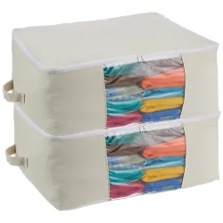 Amazon Brand - Solimo Cotton Saree Storage Bag
