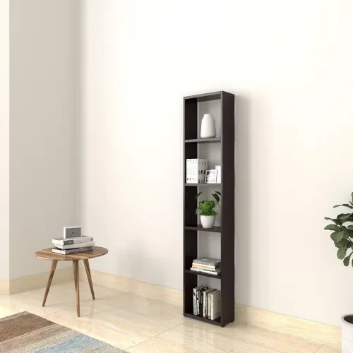Image of Amazon Brand - Solimo Denison Engineered Wood Bookcase/Display Stand (Wenge)
