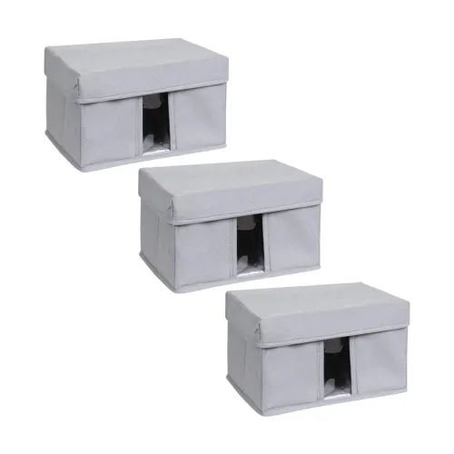 Image of Amazon Brand - Solimo Fabric Rectangular Storage Box