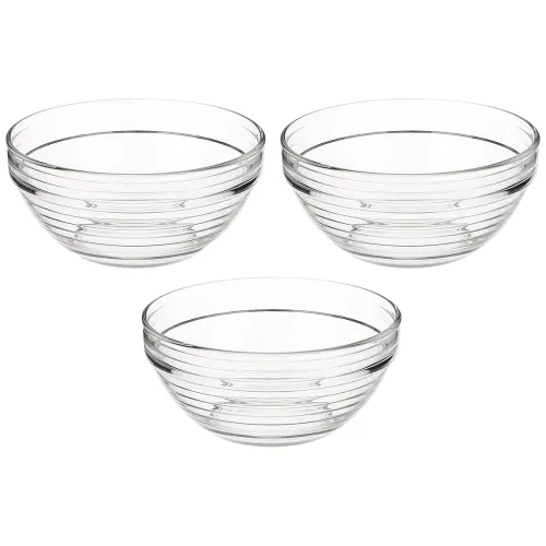 Image of Amazon Brand - Solimo Glass Bowls Set (1080 ml)