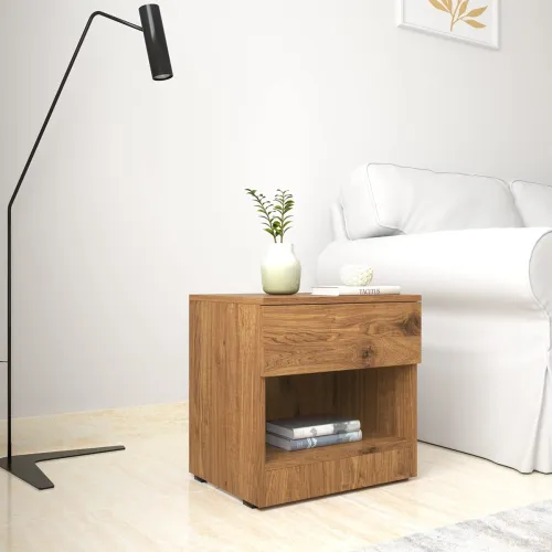 Image of Amazon Brand - Solimo Iterum Engineered Wood Bedside Table