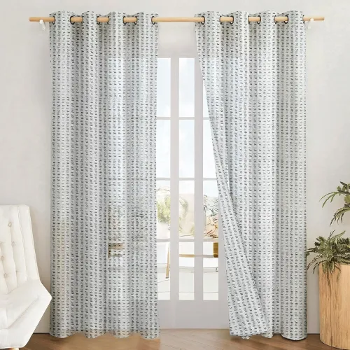 Image of Amazon Brand - Solimo Long Door Grommet Curtains