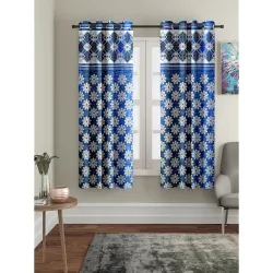 Amazon Brand - Solimo Majestic Mandala Polyester Window Curtains