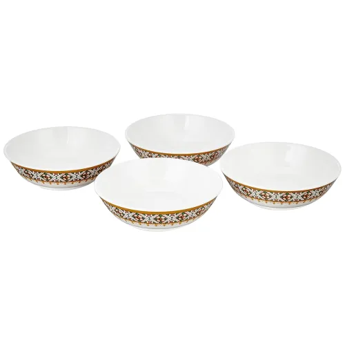 Image of Amazon Brand - Solimo Majestico Melamine Serving Bowls