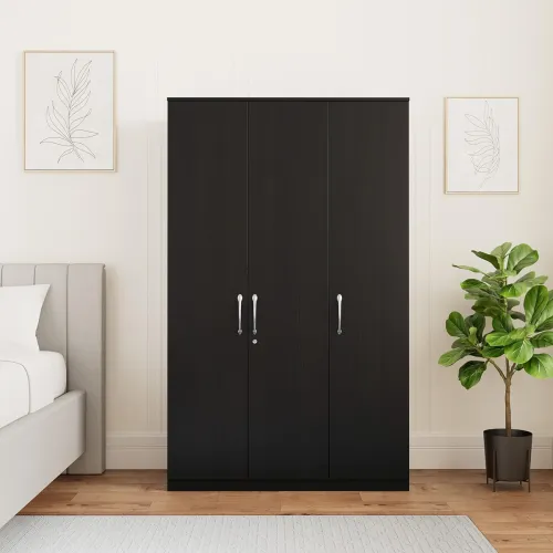 Image of Amazon Brand - Solimo Medusa Engineered Wood 3 Door Wardrobe