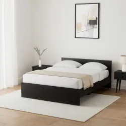 Amazon Brand - Solimo Medusa Engineered Wood Queen Bed