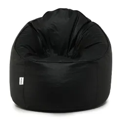 Amazon Brand - Solimo Mudda XXXL Bean Bag Cover Without Beans (Black)