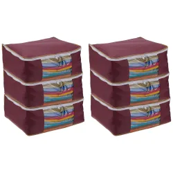 Amazon Brand - Solimo Non-woven Saree Bag