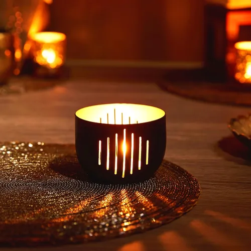 Image of Amazon Brand -Solimo Ornamental Iron Tea Light Holder