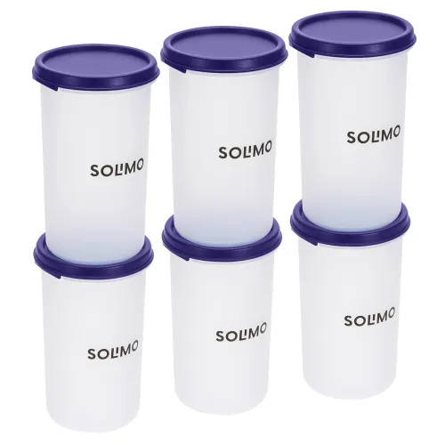 Image of Amazon Brand - Solimo Plastic Slim Storage Container