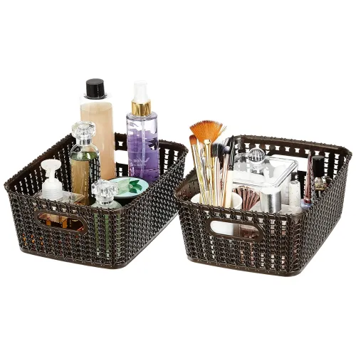 Image of Amazon Brand - Solimo Plastic Storage Basket