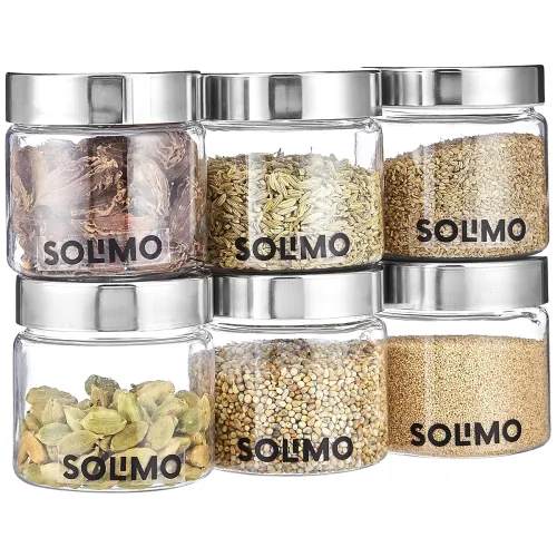 Image of Amazon Brand - Solimo Plastic Storage Jar 