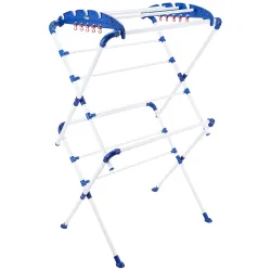 Amazon Brand - Solimo Premium Alloy Steel Extra Large Cloth Drying Rack .