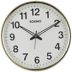 Amazon Brand - Solimo Round Office Wall Clock
