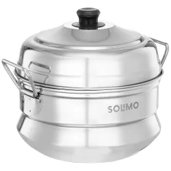Amazon Brand - Solimo Small 5 Plate Multi Snacks Steamer