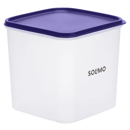 Image of Amazon Brand - Solimo Square Modular Plastic Storage Container