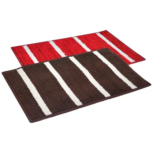 Image of Amazon Brand - Solimo Super Soft Microfiber Anti-Skid Bath Mat