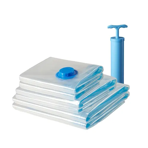 Image of Amazon Brand - Solimo Vacuum Storage Bags for Travel
