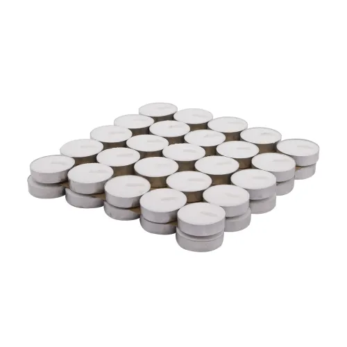 Image of Amazon Brand - Solimo Wax Tealight Candles (Set of 50)