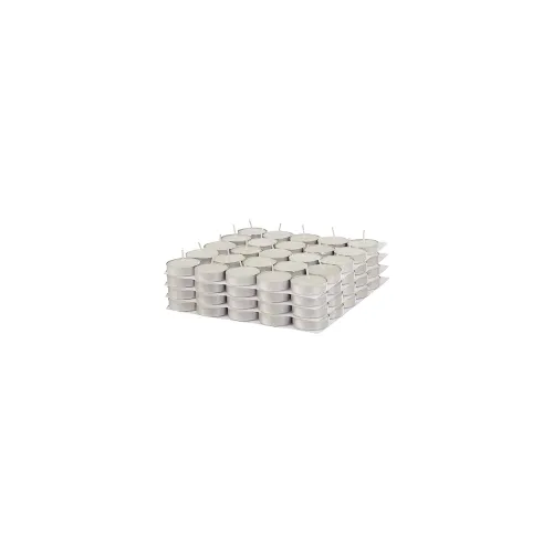 Image of Amazon Brand - Solimo Wax Tealight Candles (Set of 100, Unscented)