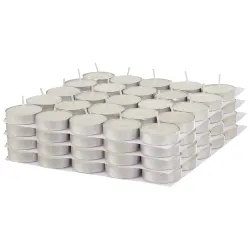 Amazon Brand - Solimo Wax Tealight (Set of 100, Unscented)